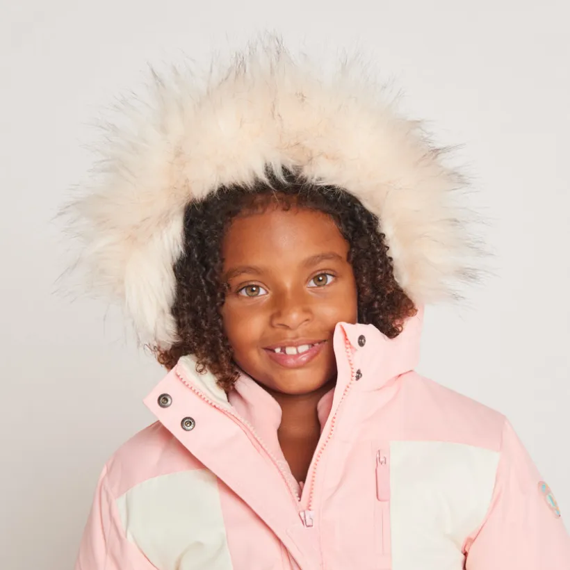 Veste de ski waterproof effet color block pour fille