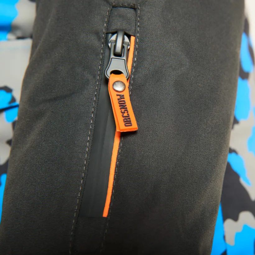 Veste de ski waterproof imprimé camouflage pour garçon