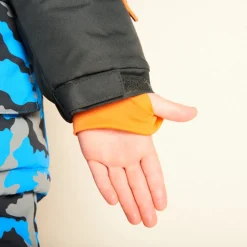 Veste de ski waterproof imprimé camouflage pour garçon