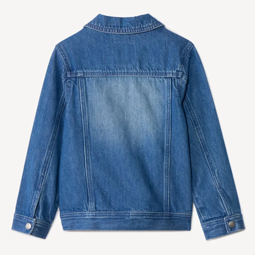 Veste en jean effet délavé pour garçon
