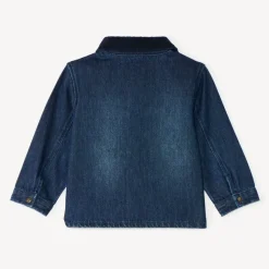 Veste en jean et velours bi-matière bébé garçon