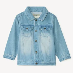Veste en jean unie pour bébé garçon