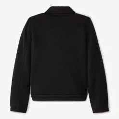 Veste molleton style perfecto quilte léopard pour fille