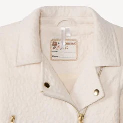 Veste perfecto en jacquard texturé pour bébé fille