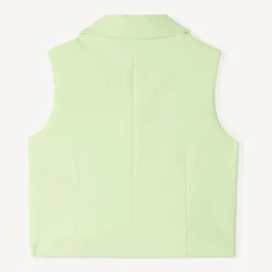 Veste sans manches style blazer pour fille