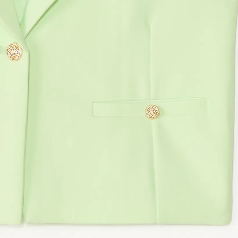 Veste sans manches style blazer pour fille