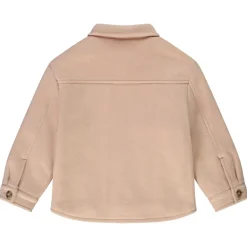 Veste surchemise en drap de laine pour fille