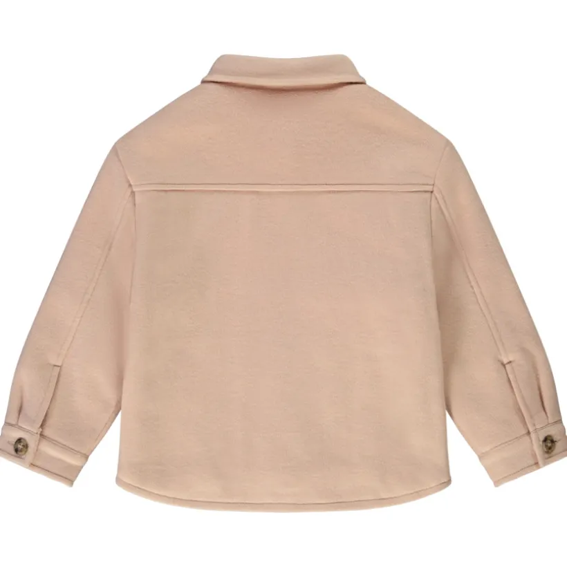 Veste surchemise en drap de laine pour fille