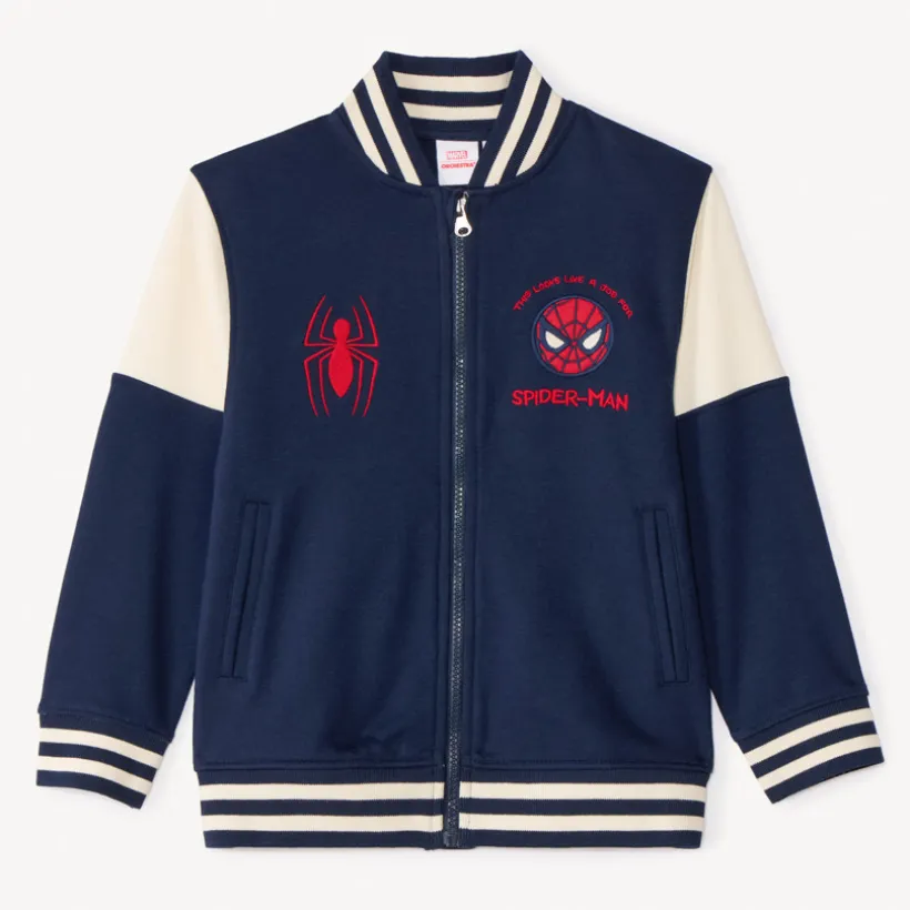 Veste teddy oversize Spider-Man Marvel pour garçon