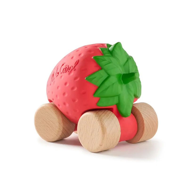 Voiture en caoutchouc Sweetie la Fraise