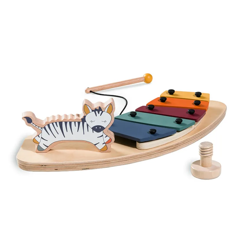 Xylophone Play Music en bois pour plateau de jeu Play Tray