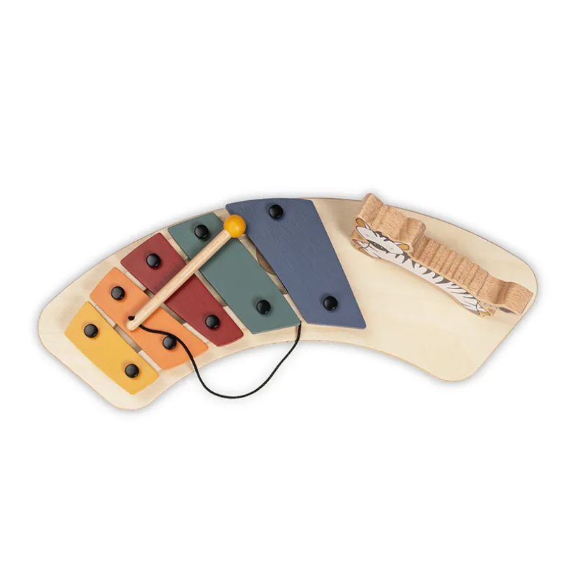 Xylophone Play Music en bois pour plateau de jeu Play Tray